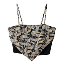 Load image into Gallery viewer, Top Women&#39;s T-shirt Shoulder Cami Bra Slim Tanks Top Women Printing Blouse Clothing Camisoles Spaghetti Strap Streetwear Top