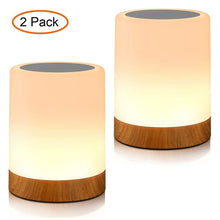 Load image into Gallery viewer, Touch Lamp LED Table Lamp Bedside Lamp RGB Table Lamp Bedroom Lamp with Touch Sensor Portable Desk Lamp RGB Light for Kids Gifts