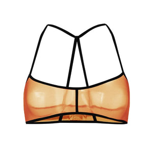 Transparent Women's Bra Hollow Out Stylish Sleeveless Lace Bralette Crochet Solid Tank Flower Mesh Unlined Bra Vest Sexy Bras