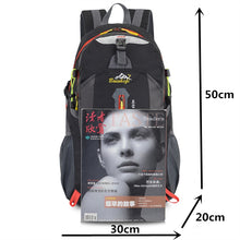 Load image into Gallery viewer, Travel Climbing Backpacks Men Travel Bags Waterproof 40L Hiking Backpacks Outdoor Camping Backpack Sport Bag Men Backpack