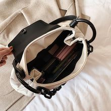 Load image into Gallery viewer, Treliça grande corrente das senhoras tote bags nova qualidade couro do plutônio bolsas de grife feminina moda ombro mensage