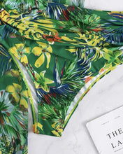 Load image into Gallery viewer, Tropical Print High Waist Bikini Sets Push Up Swimsuit for Women Sexy Three-Pieces Swimwear &amp;Kimono 2022 New Beach Bathing Suits