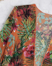 Load image into Gallery viewer, Tropical Print High Waist Bikini Sets Push Up Swimsuit for Women Sexy Three-Pieces Swimwear &amp;Kimono 2022 New Beach Bathing Suits