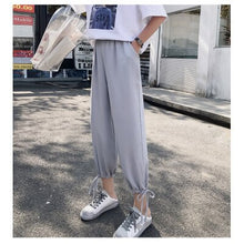 Load image into Gallery viewer, Two-Way Wide-Leg Pants Women&#39;s Cropped Summer Loose Light Harajuku Pantalon Femme Trousers Women Sweatpants Streetwear Plus Size