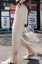 Load image into Gallery viewer, Two-Way Wide-Leg Pants Women&#39;s Cropped Summer Loose Light Harajuku Pantalon Femme Trousers Women Sweatpants Streetwear Plus Size