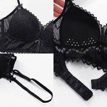 Load image into Gallery viewer, U Shaped Bra Set Open Back Underwear Women&#39;s Rimless French Sexy Lace Thin Invisible Lingerie