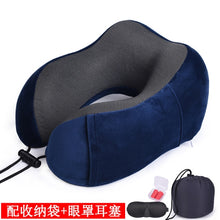 Load image into Gallery viewer, U Shaped Memory Foam Neck Pillows Soft Travel Pillow Massage Neck Pillow Sleeping Airplane Pillow Cervical Healthcare Bedding