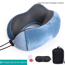 Load image into Gallery viewer, U Shaped Memory Foam Neck Pillows Soft Travel Pillow Massage Neck Pillow Sleeping Airplane Pillow Cervical Healthcare Bedding