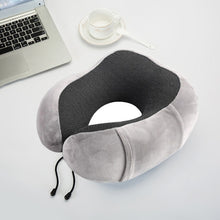 Load image into Gallery viewer, U Shaped Memory Foam Neck Pillows Soft Travel Pillow Massage Neck Pillow Sleeping Airplane Pillow Cervical Healthcare Bedding