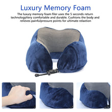 Load image into Gallery viewer, U Shaped Memory Foam Neck Pillows Soft Travel Pillow Massage Neck Pillow Sleeping Airplane Pillow Cervical Healthcare Bedding