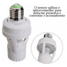 Load image into Gallery viewer, Presence Sensor P/Socket Lamp E27 C/Photocell