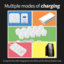 Load image into Gallery viewer, USB LED 12V Makeup Lamp Wall Light Beauty 2 6 10 14 Bulbs Kit For Dressing Table Stepless Dimmable Hollywood Vanity Mirror Light