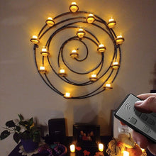 Load image into Gallery viewer, USB Rechargeable Candles LED Candles With Flickering Flame &amp; Timer Remote Control For Home Wedding Halloween Decorative Tealight
