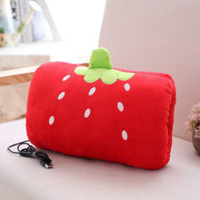 Load image into Gallery viewer, USB electric heating hand warmer cartoon hand warmer pad girl warm baby warm hand plush pillow warm hand pillow