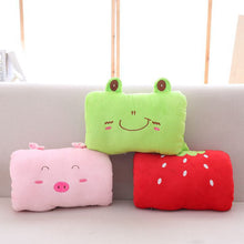 Load image into Gallery viewer, USB electric heating hand warmer cartoon hand warmer pad girl warm baby warm hand plush pillow warm hand pillow