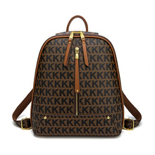 Load image into Gallery viewer, Urban Backpack Bag for Women Fashion Girl Bags Leather Backpacks Luxury Designer Aesthetic Printing Word Bagpack Cute Travelbags