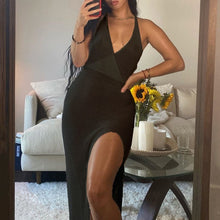 Load image into Gallery viewer, Vacation Knitted Beach Maxi Dress Women Summer 2021 Elegant Sexy Club Party Hollow Out Bodycon Dresses Backless Beachwear White