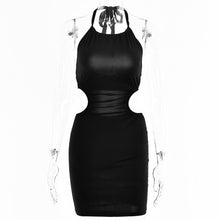 Load image into Gallery viewer, Vacation Knitted Maxi Dresses for Women Summer 2021 Elegant Sexy Party Cut Out Backless Bodycon Dress  Casual  Spaghetti Strap