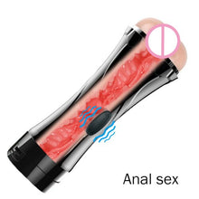 Load image into Gallery viewer, Vibrator Sex Toys for Men Pocket Pussy Artificial Vagina Masturbation Mouth Vaginal Anal Sex Machine Male Masturbator Sex Shop