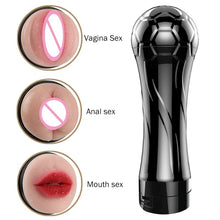 Load image into Gallery viewer, Vibrator Sex Toys for Men Pocket Pussy Artificial Vagina Masturbation Mouth Vaginal Anal Sex Machine Male Masturbator Sex Shop