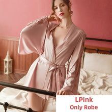 Load image into Gallery viewer, Victorian Dress Women Pamajas Sets Ruffle Sleeve Night Wear Lace Sleepwear Backless Bathrobe Camisole Lingerie Nightgown Summer