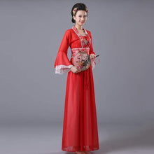 Load image into Gallery viewer, Vintage Chinese Woman Traditional Long Dress Hanfu Style Fairy Costume Festival Clothing Red Hanfu Women Ming Cosplay Outfits