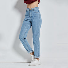 Load image into Gallery viewer, Vintage High Waist Jeans Woman 2021 Harem Pants Boyfriends Women&#39;s Jeans Full Length Mom Jeans Cowboy Denim Pants Vaqueros Mujer