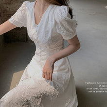 Load image into Gallery viewer, Vintage Solid Button Midi Dress Sexy Party Club Bodycon High Slit Dresses Women Summer Casual Vestido De Mujer 2021 Sundress New