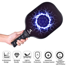 Load image into Gallery viewer, 100PCS USAPA approved OSHER Pickleball Paddle Graphite Pickleball Racket Honeycomb Composite Core