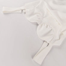 Load image into Gallery viewer, White Pleated Summer Sexy Dress For Women Sleeveless Midi Party Dresses Vestidos Backless Night Elegant Sexy Dress 2021 New