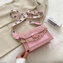 Load image into Gallery viewer, Wide Strap Shoulder Bags for Women 2020 Designer Lady Handbags and Purses Fashion Chain Messenger Crossbody Bags