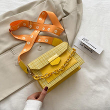 Load image into Gallery viewer, Wide Strap Shoulder Bags for Women 2020 Designer Lady Handbags and Purses Fashion Chain Messenger Crossbody Bags