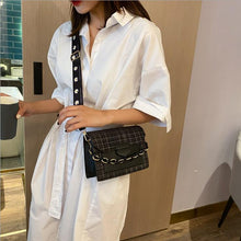 Load image into Gallery viewer, Wide Strap Shoulder Bags for Women 2020 Designer Lady Handbags and Purses Fashion Chain Messenger Crossbody Bags