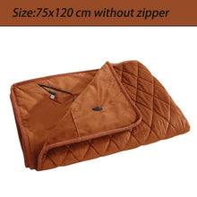 Load image into Gallery viewer, Winter Warm Electric Large Blanket 5V Usb Heating Blanket Powered By Power Bank Bed Warmer Usb Heated Body Heater Shawl Blanket