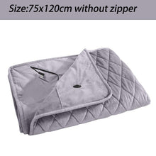 Load image into Gallery viewer, Winter Warm Electric Large Blanket 5V Usb Heating Blanket Powered By Power Bank Bed Warmer Usb Heated Body Heater Shawl Blanket