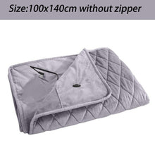 Load image into Gallery viewer, Winter Warm Electric Large Blanket 5V Usb Heating Blanket Powered By Power Bank Bed Warmer Usb Heated Body Heater Shawl Blanket