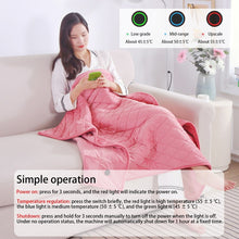 Load image into Gallery viewer, Winter Warm Electric Large Blanket 5V Usb Heating Blanket Powered By Power Bank Bed Warmer Usb Heated Body Heater Shawl Blanket