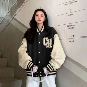 Woman Jacket Y2k Biker Punching Jackets for Women  Female Winter Loose Jacket Pants Warm Windproof Jacket Couple Clothes Gift