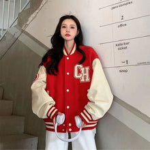 Load image into Gallery viewer, Woman Jacket Y2k Biker Punching Jackets for Women  Female Winter Loose Jacket Pants Warm Windproof Jacket Couple Clothes Gift