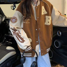 Load image into Gallery viewer, Woman Jacket Y2k Biker Punching Jackets for Women  Female Winter Loose Jacket Pants Warm Windproof Jacket Couple Clothes Gift