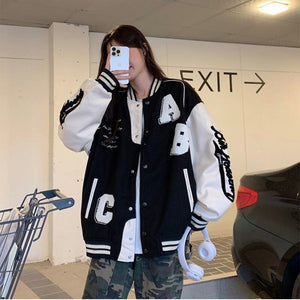 Woman Jacket Y2k Biker Punching Jackets for Women  Female Winter Loose Jacket Pants Warm Windproof Jacket Couple Clothes Gift
