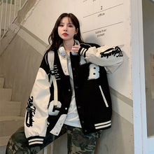 Load image into Gallery viewer, Woman Jacket Y2k Biker Punching Jackets for Women  Female Winter Loose Jacket Pants Warm Windproof Jacket Couple Clothes Gift