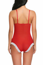 Load image into Gallery viewer, Woman Underwear Sexy Lingerie Set Sexy Christmas Festival Bowknot Wireless Lace Cosplay Exotic Adult Underwear