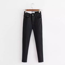 Load image into Gallery viewer, Woman jeans European and American skinny stretch jeans Slim high street fashion pencil pants jeggings jeans for women high waist