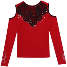 Load image into Gallery viewer, Woman tshirts New 2021 Spring Fashion Casual Long Sleeve Lace Tops And Shirt Elegant Slim Sexy Hollow Out Hot drilling T-Shirt