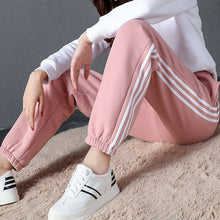 Load image into Gallery viewer, Women Autumn Winter Warm Harem Pants Thick Fleece Long Trousers Female Sport Pants Solid Casual Sweatpants Streetwear
