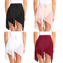 Load image into Gallery viewer, Women Ballet Skirt Adult Wrap Chiffon Skirt Professional Ballet Tutu Skate Skirt Adjustable Bandage Ballerina юбка Dance Wear