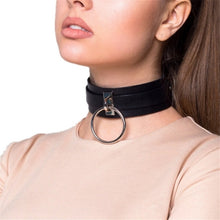 Load image into Gallery viewer, Women Bdsm Collar Neck Leather Belt Harness Sexy Bondage Collar Choker Erotic Goth Pole Dance Club Accessories
