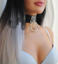 Load image into Gallery viewer, Women Bdsm Collar Neck Leather Belt Harness Sexy Bondage Collar Choker Erotic Goth Pole Dance Club Accessories
