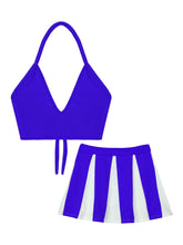 Load image into Gallery viewer, Women Cheerleader Costume Japanese Schoolgirl Lingerie Dirndl School Girl Sexy Gleeing Cheerleader Halloween Cosplay Costumes